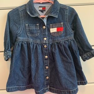 Vintage Tommy Hilfiger Blue Jean Dress.6-12